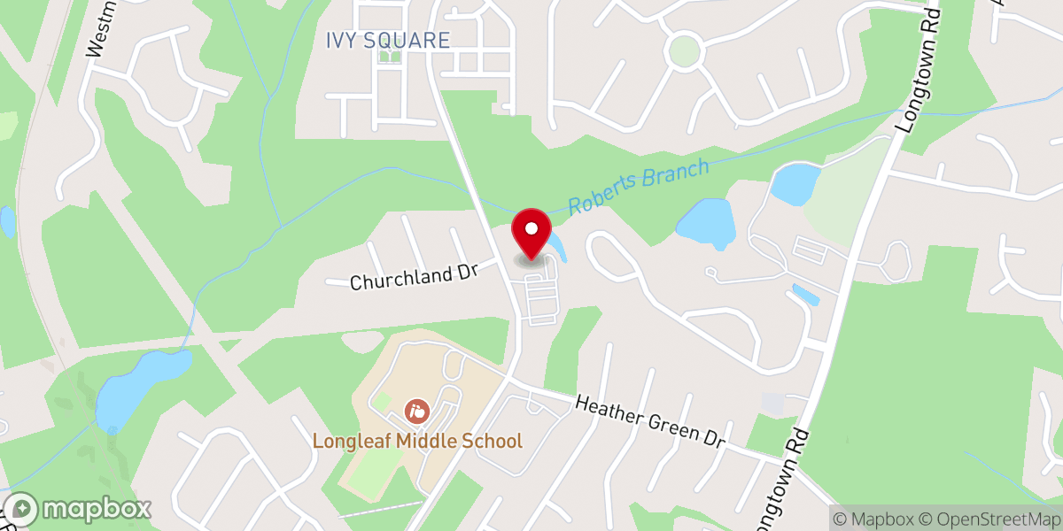 Map showing location of Journey United Methodist Church
