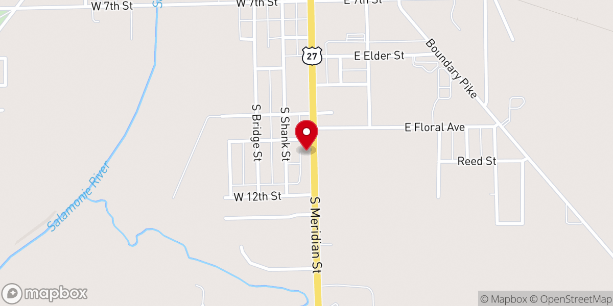 Map showing location of Jay/Randolph