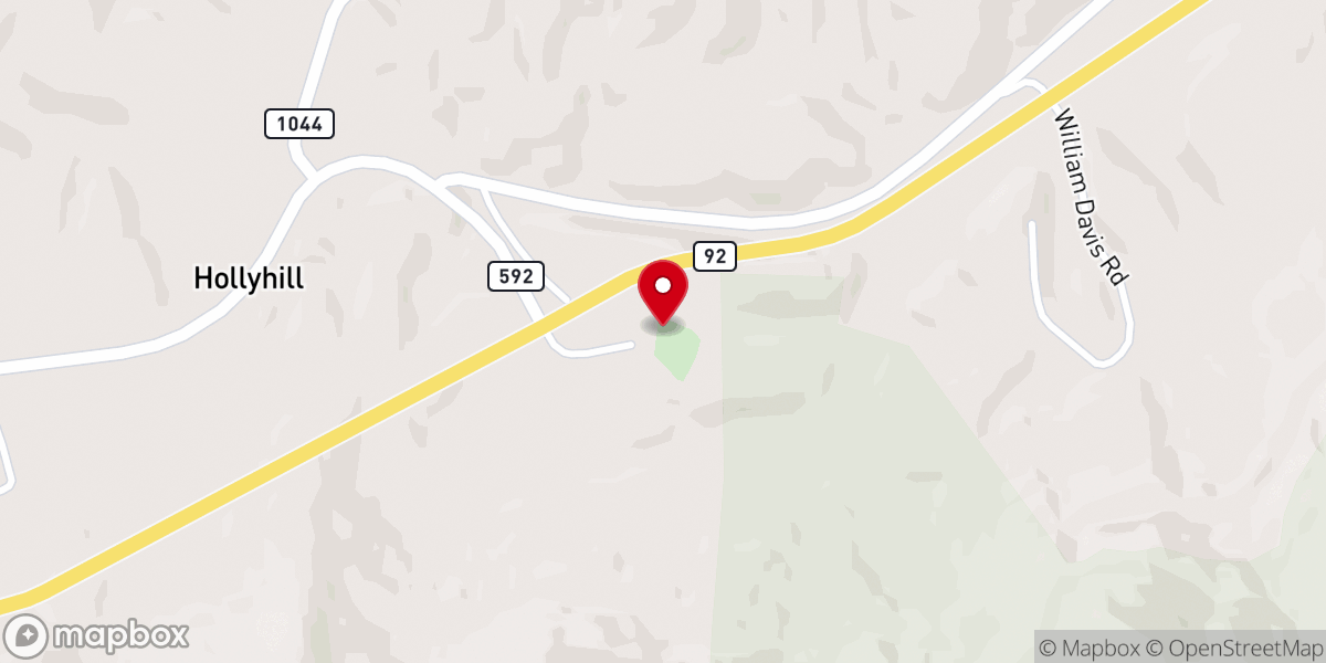 Map showing location of Pleasant Run Methodist Church
