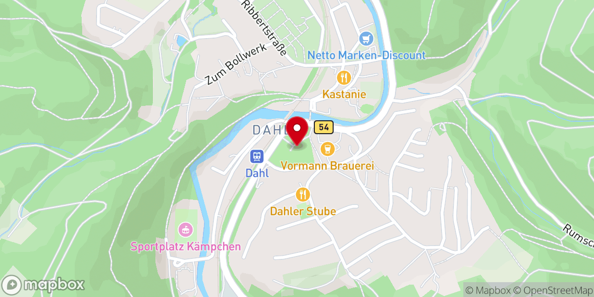 Map showing location of Auferstehungskirche - Ev. Auferstehungskirchengemeinde Hagen