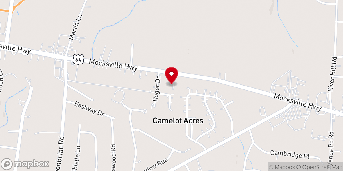 Map showing location of Crossroads Church 7th Day