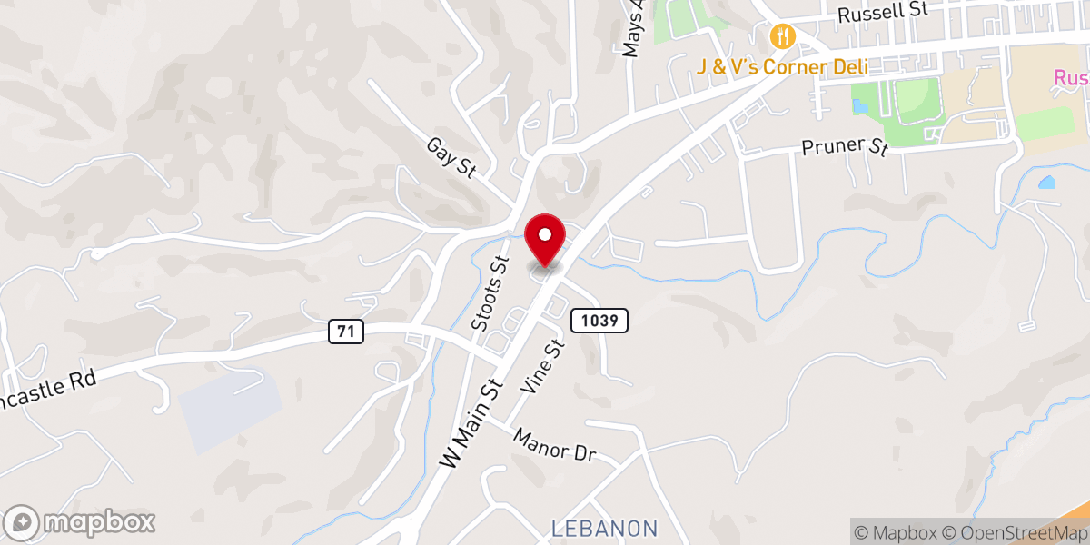 Map showing location of Good Shepherd Catholic Church