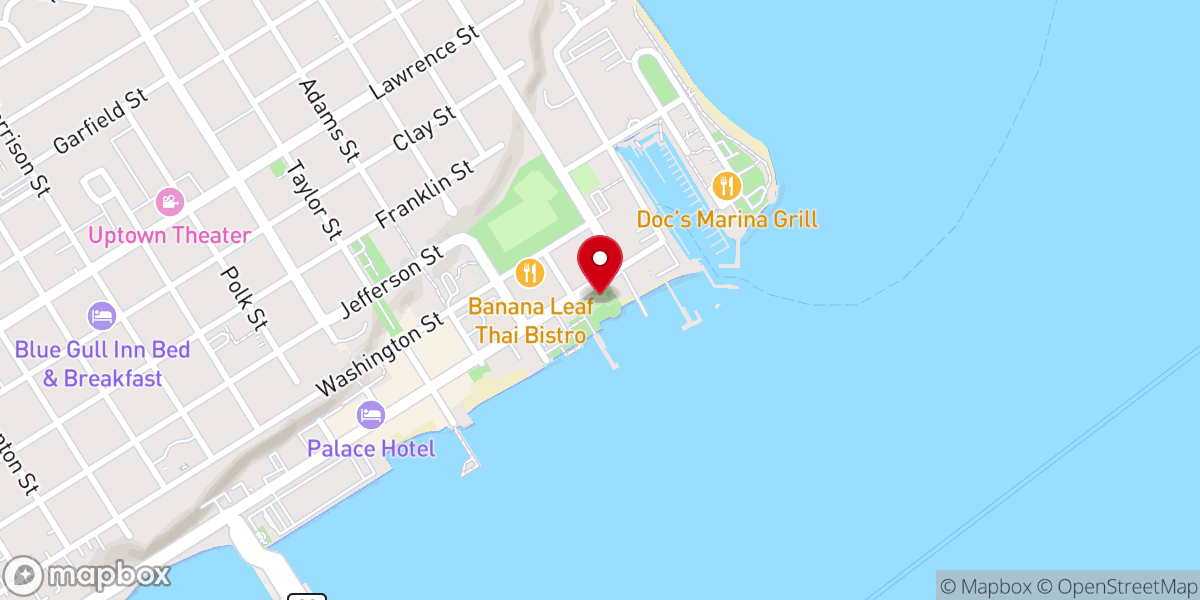 Map showing location of Pope Marine Park