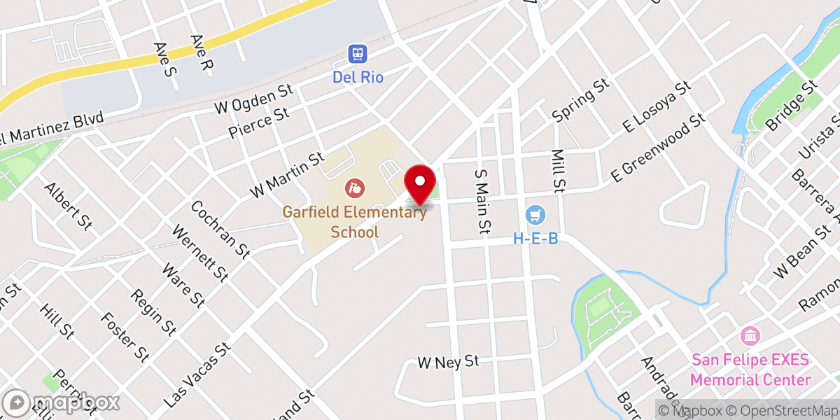 Map showing location of St James Episcopal Church & School