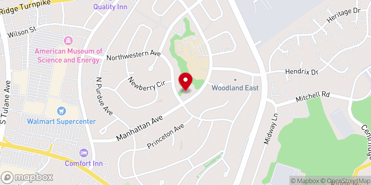 Map showing location of The House of Worship