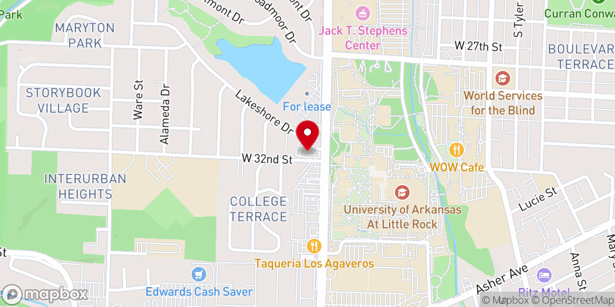 Map showing location of NuLife Christian Fellowship Church