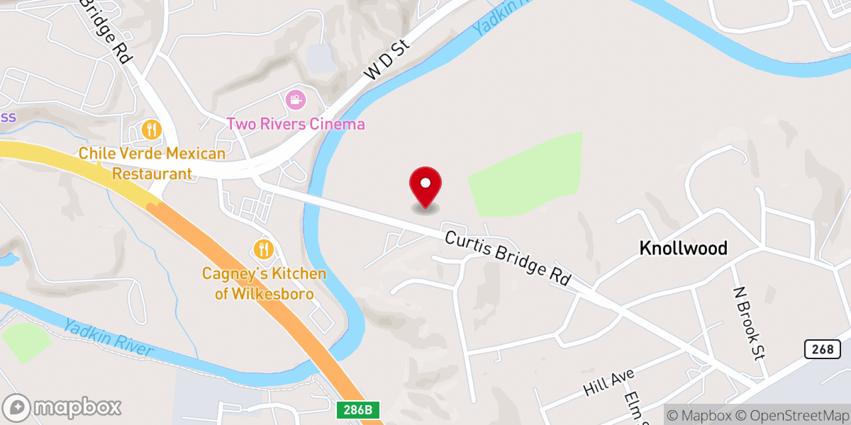 Map showing location of The Well