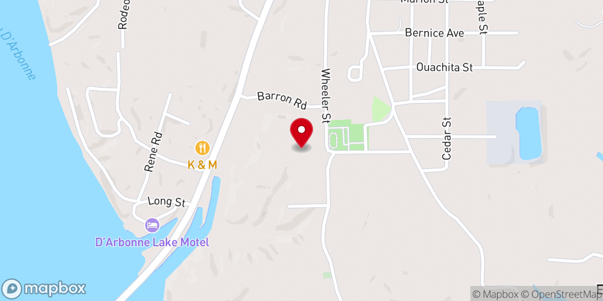 Map showing location of Gentle Hands Ministries