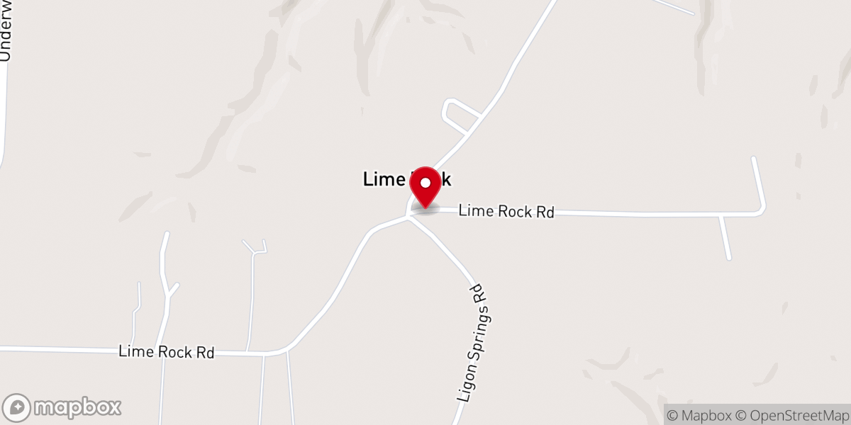 Map showing location of Calvary Missionary Baptist Church