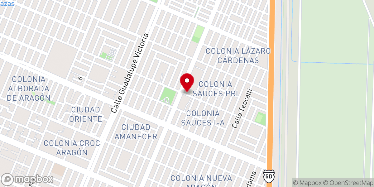 Map showing location of Parroquia San Pablo Apostol