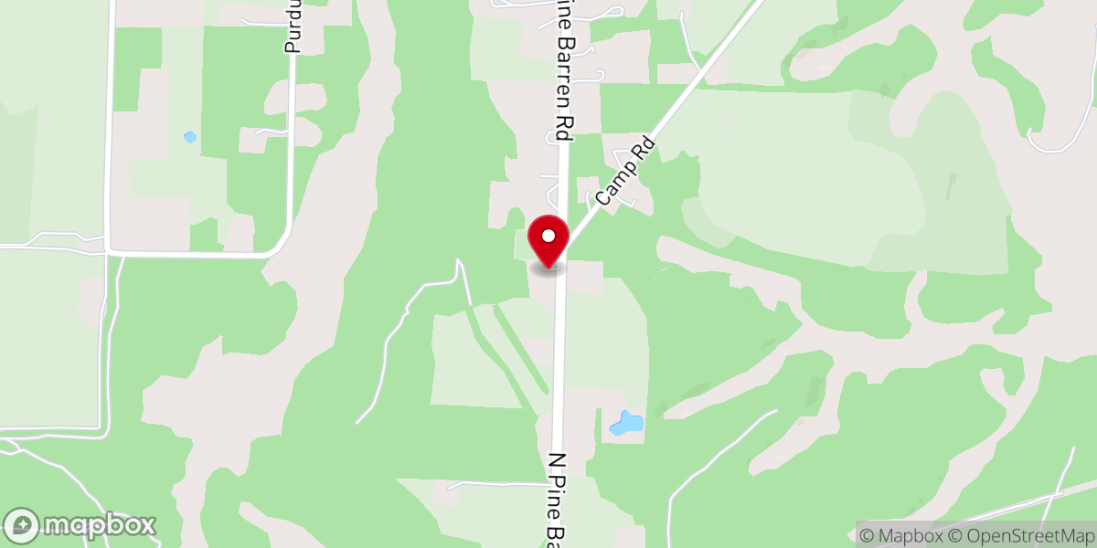 Map showing location of Christian Home Baptist Church