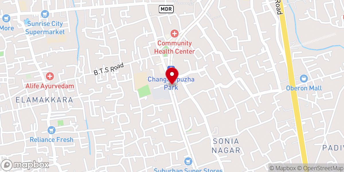 Map showing location of Bethel Sharon Fellowship Prayer Centre