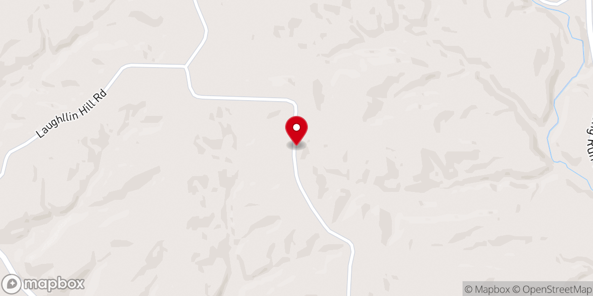 Map showing location of Angel Ridge Church