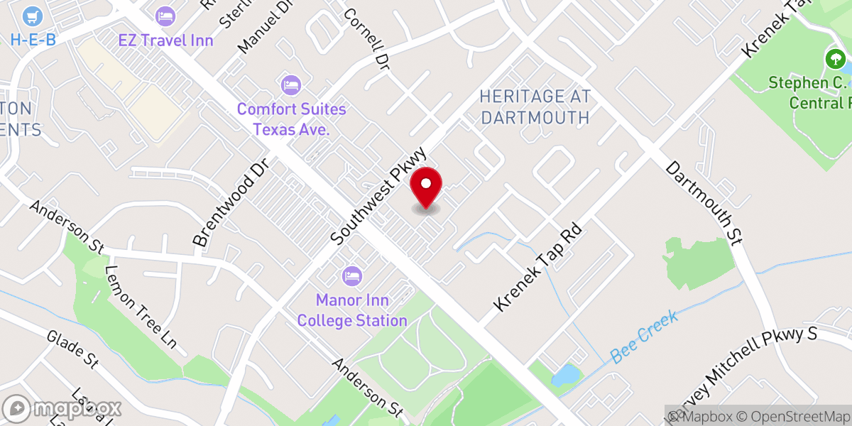 Map showing location of Impact Retreat Inc