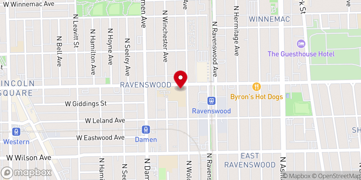 Map showing location of Crossroads Christian Church