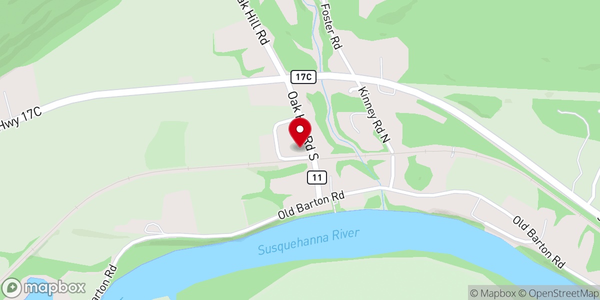 Map showing location of Barton