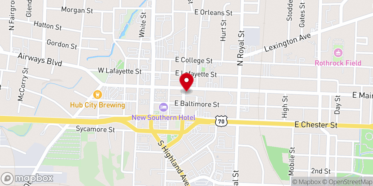 Map showing location of Bta Ministries