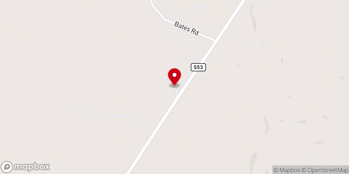 Map showing location of Church Hill Church