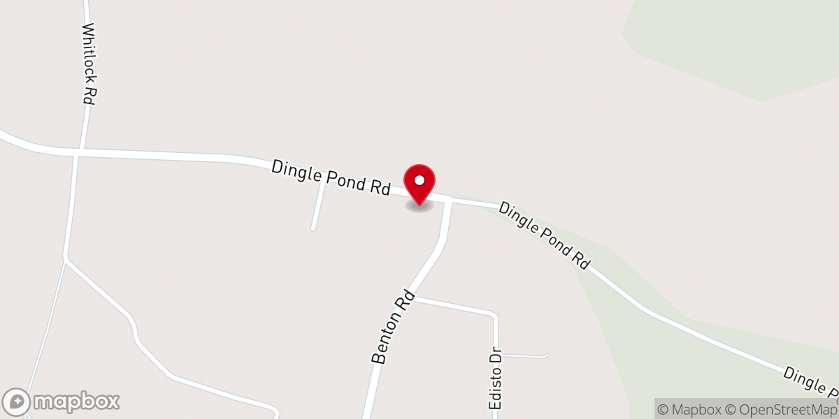 Map showing location of Historic Santee A. M. E. Church