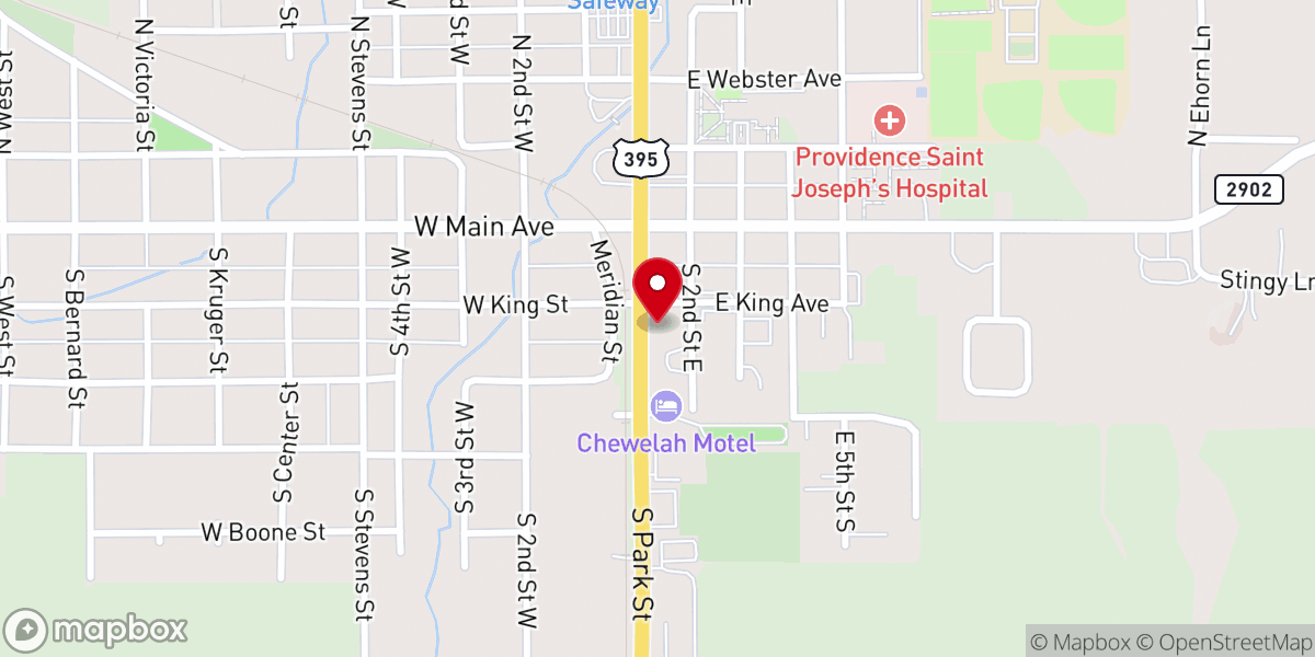 Map showing location of Holy Cross Orthodox Mission
