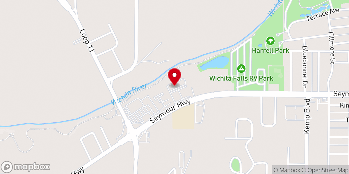 Map showing location of Potters House