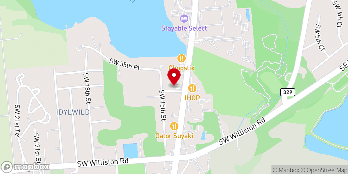 Map showing location of Greater Heights Church of Christ