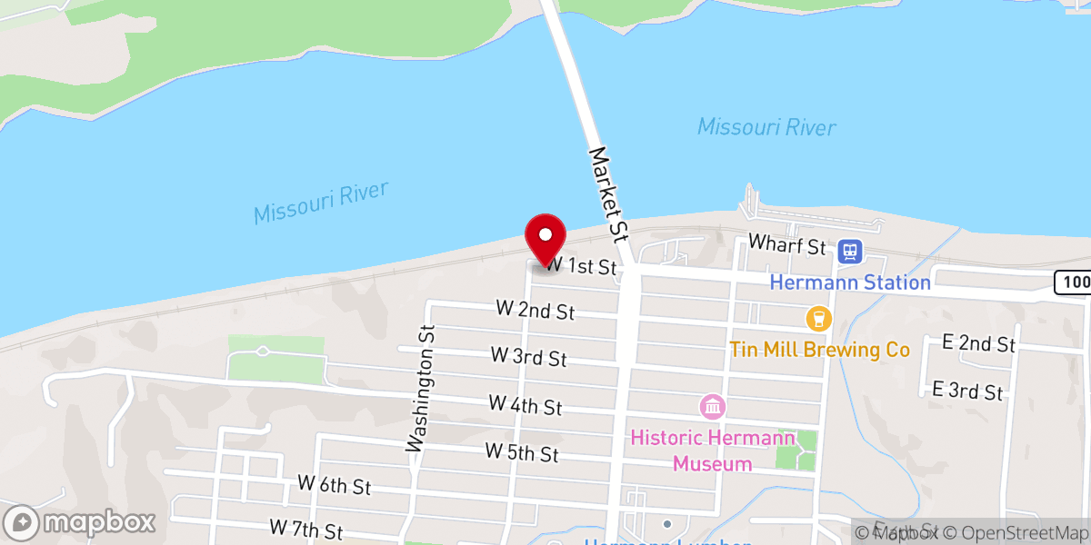 Map showing location of St Paul United Church-Christ