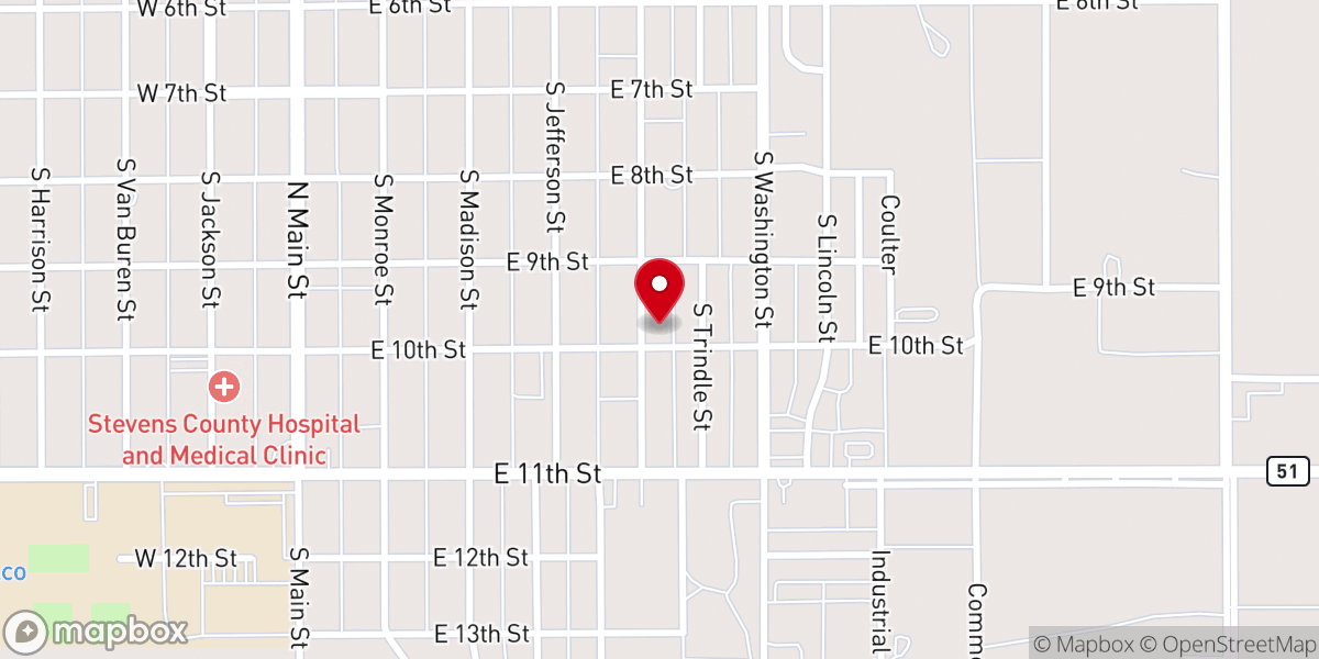 Map showing location of Sovereign Redeemer Church