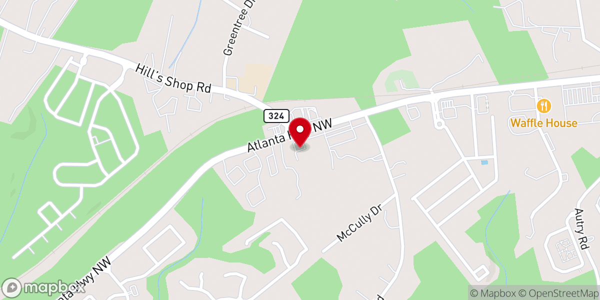 Map showing location of Grace Missionary Baptist Church
