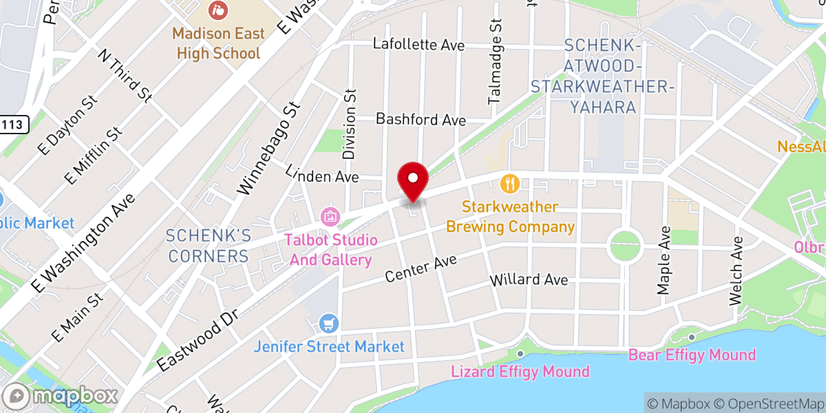 Map showing location of Tigers Eye Temple