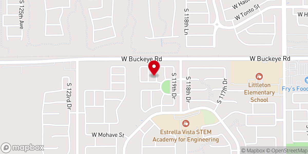 Map showing location of Coldwater Community Church