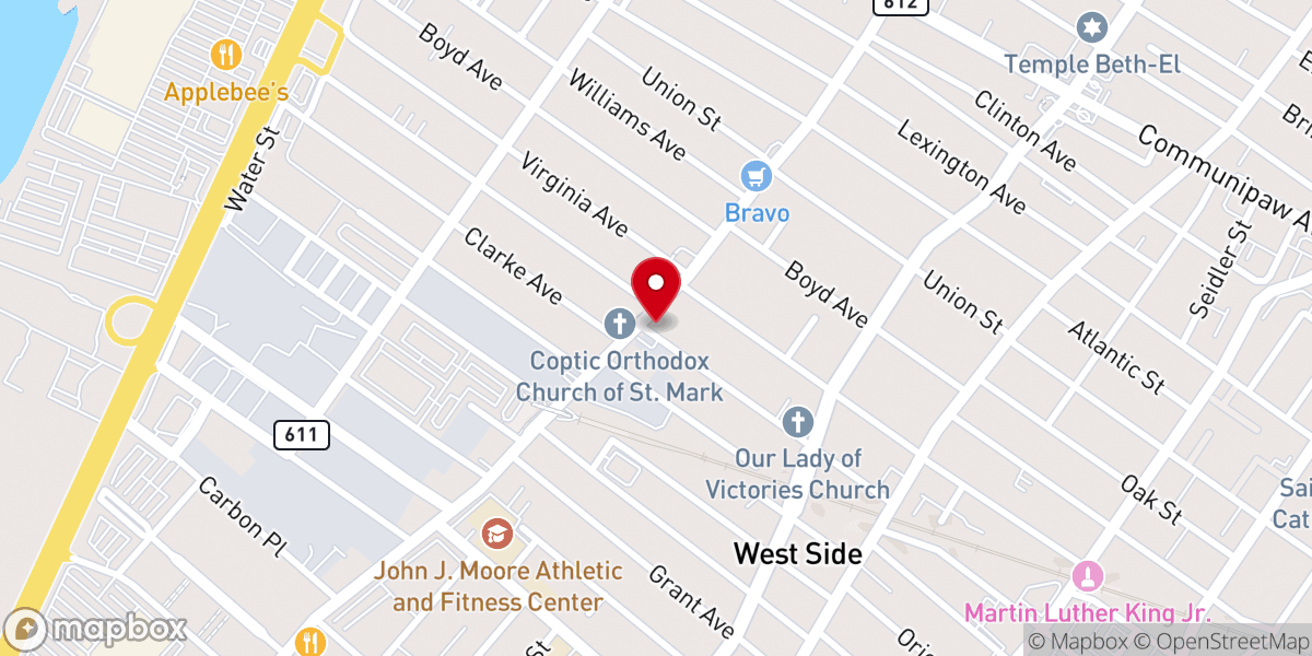Map showing location of Family of Faith Inc