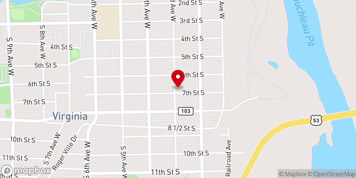 Map showing location of Unitarian First Church