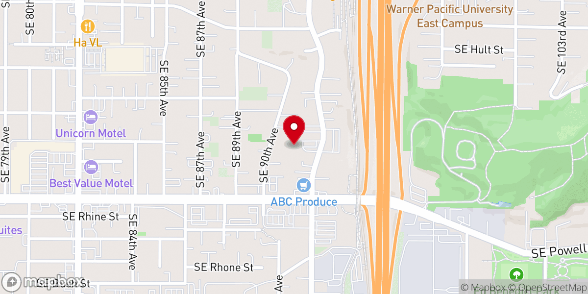 Map showing location of Open Bible Church