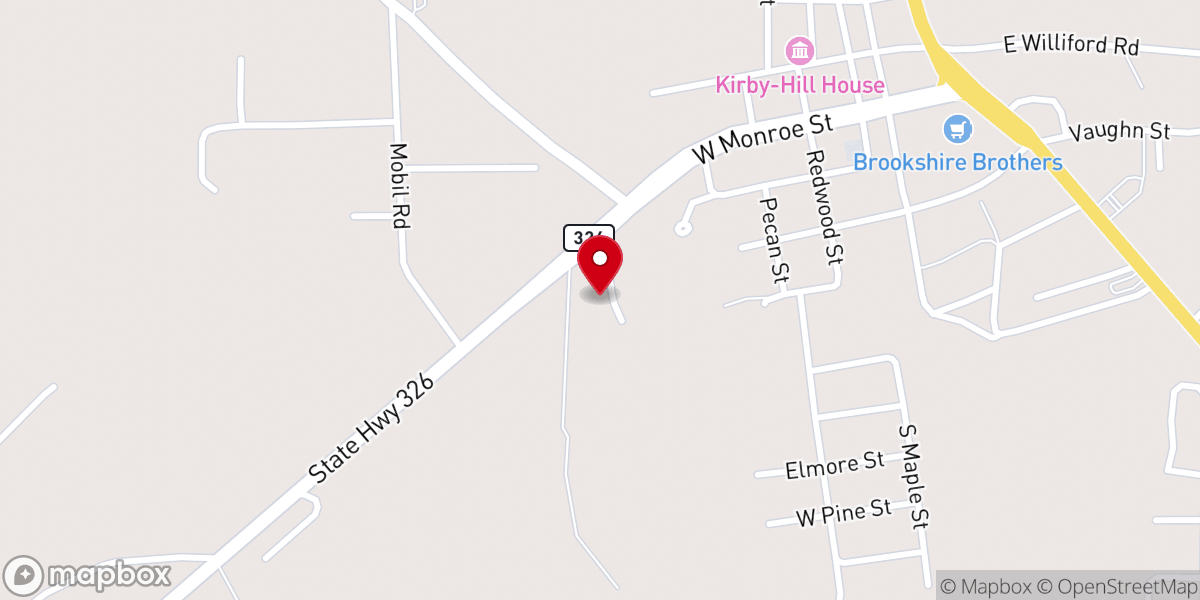 Map showing location of Holy Spirit Mission Church