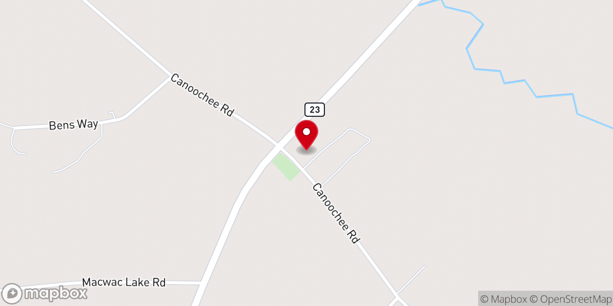 Map showing location of Charlton Grove Baptist Church