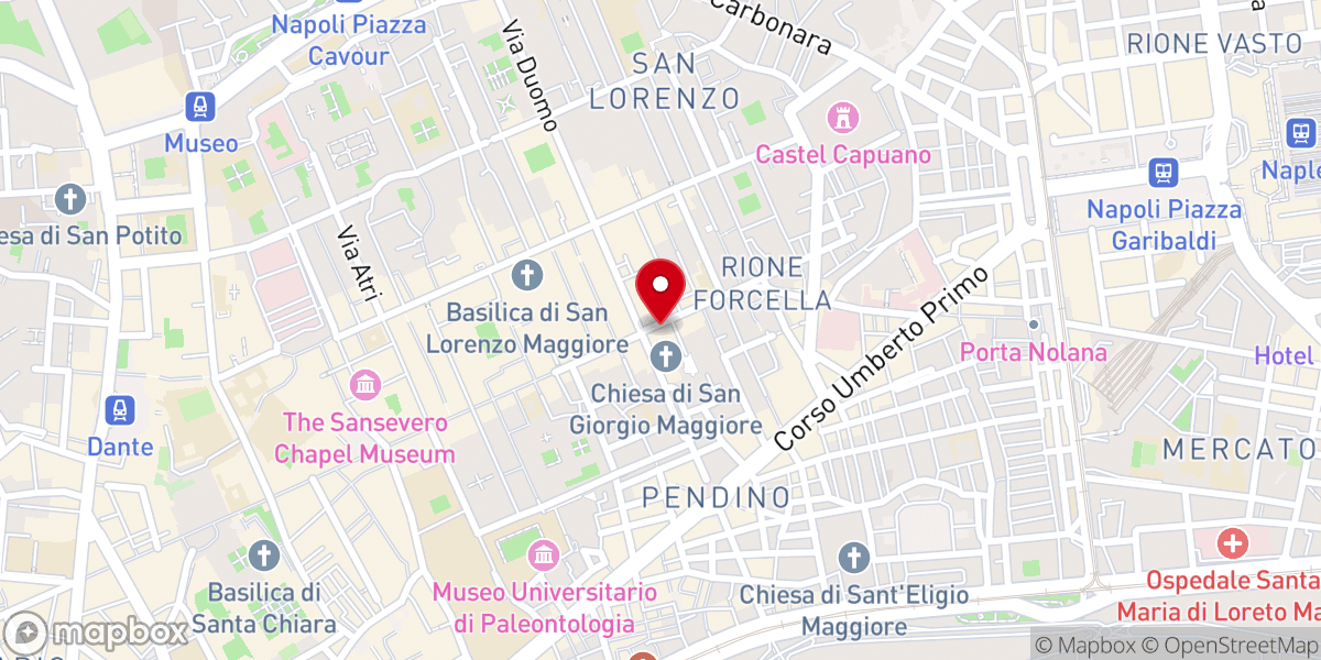 Map showing location of San Gennaro di Jorit Agoch