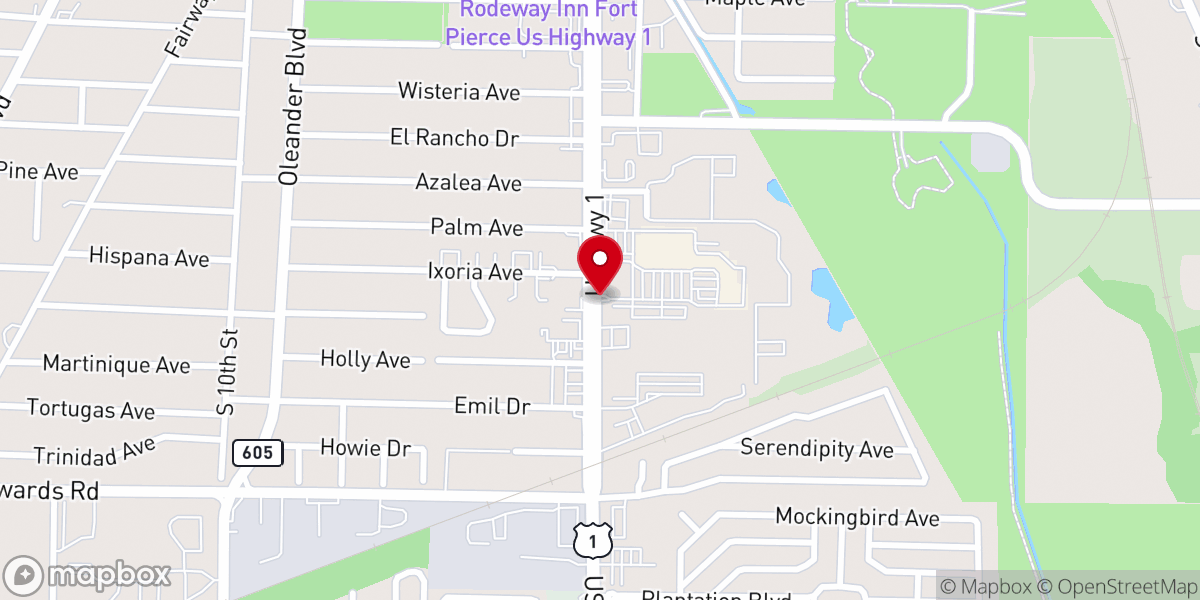 Map showing location of Surfside Church