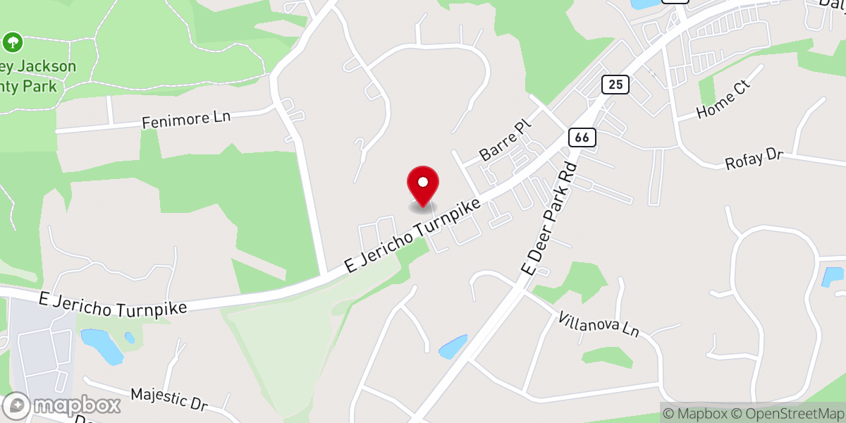 Map showing location of Society of St. Vincent de Paul Long Island