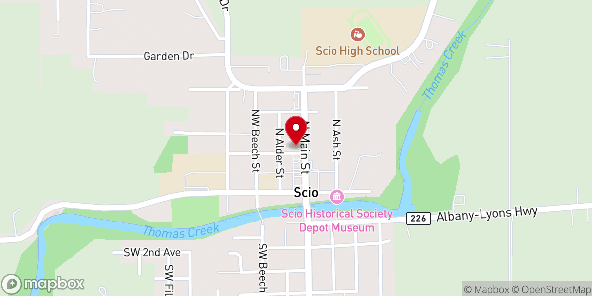 Map showing location of The Edge