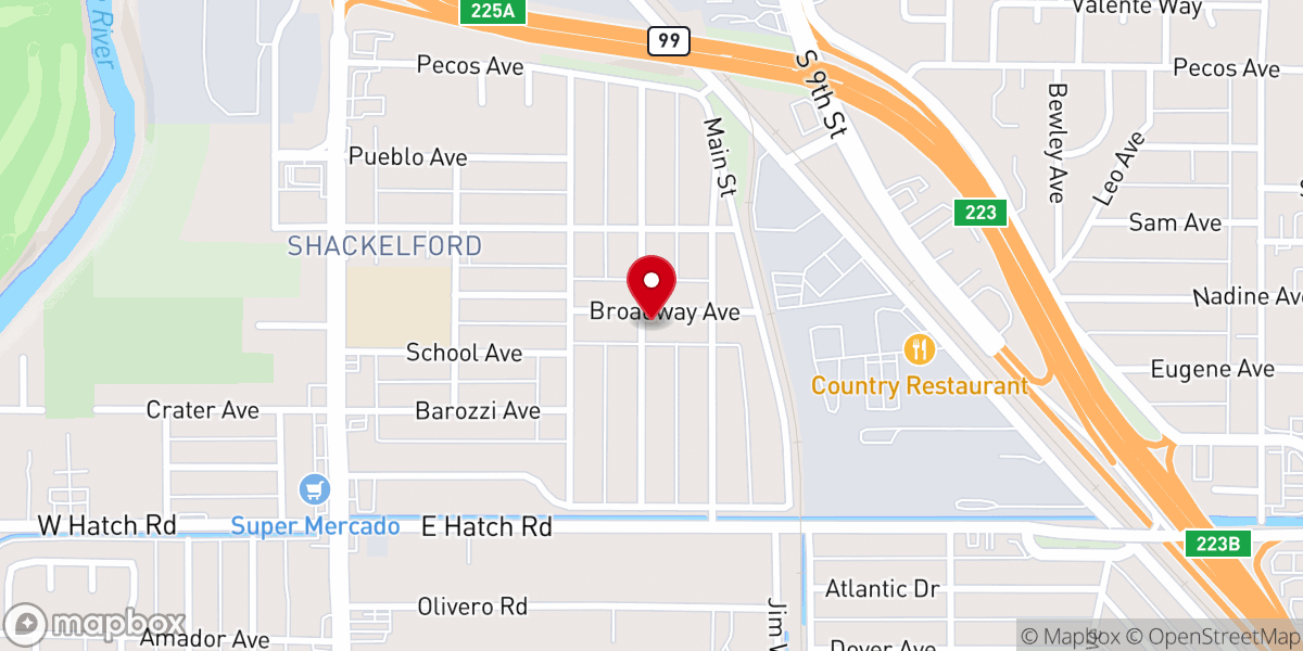 Map showing location of Tabernaculo Biblico Apostolico