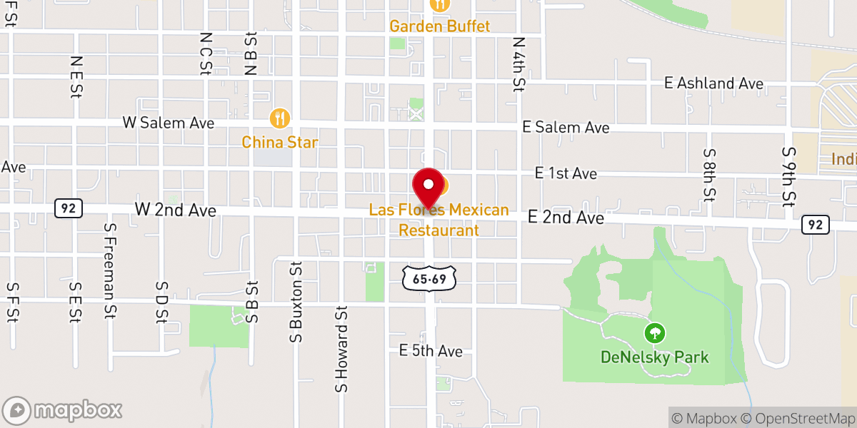 Map showing location of West Bend Iowa