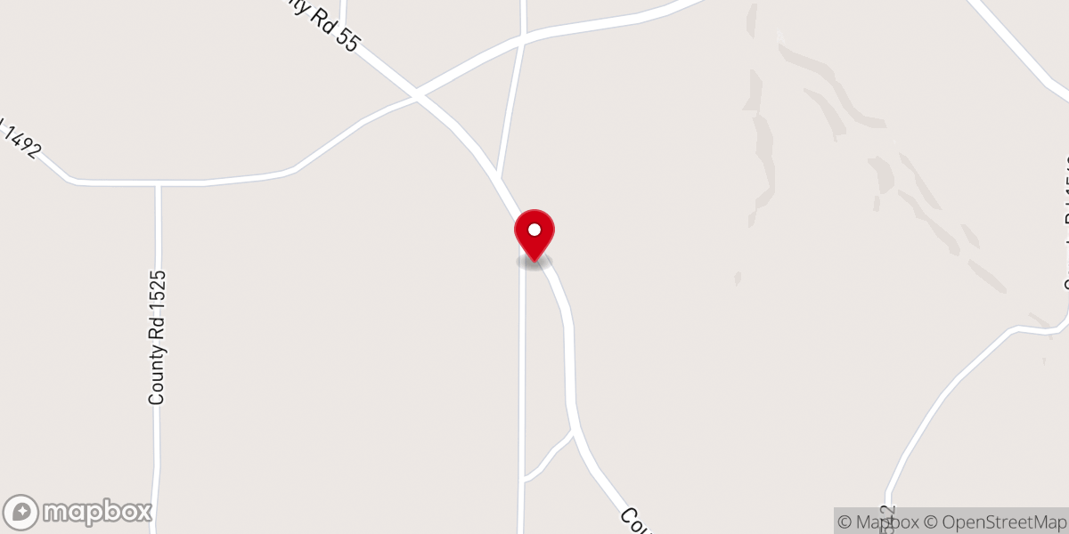 Map showing location of Macedonia Church of Christ