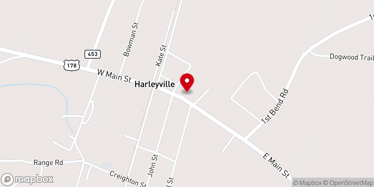 Map showing location of First United Methodist Church