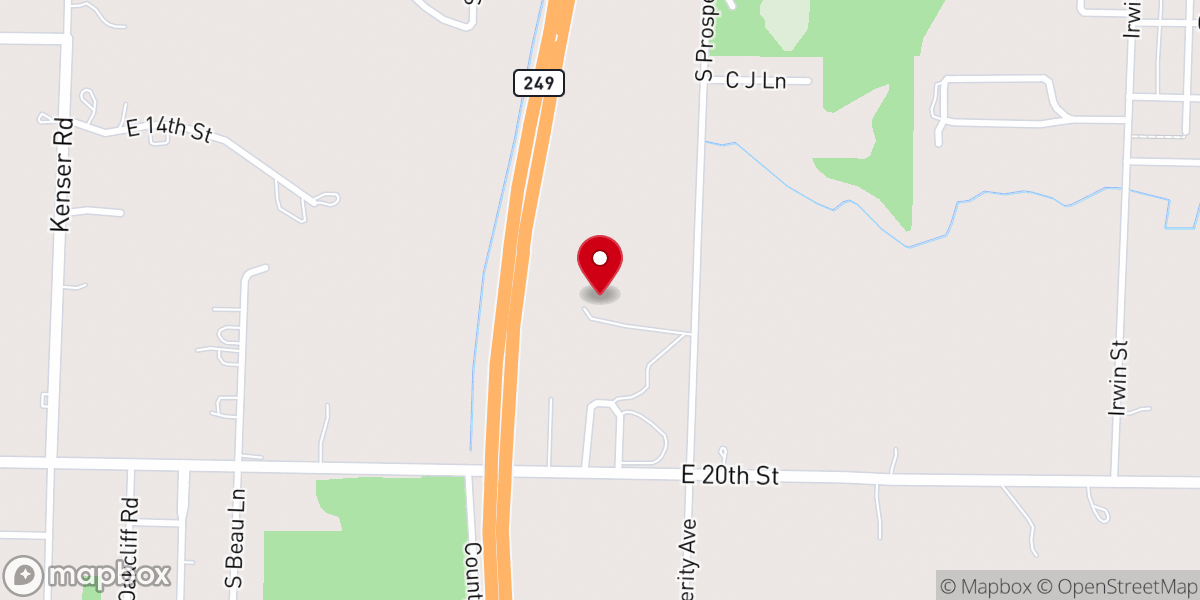 Map showing location of LifePoint Pentecostal Church