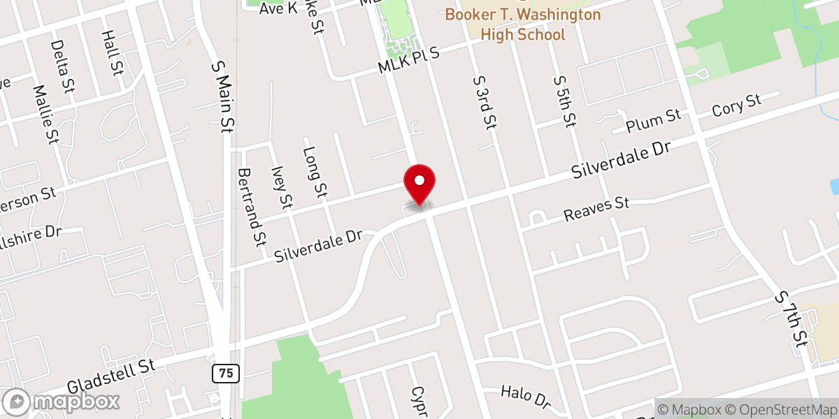 Map showing location of Temple of Faith Church