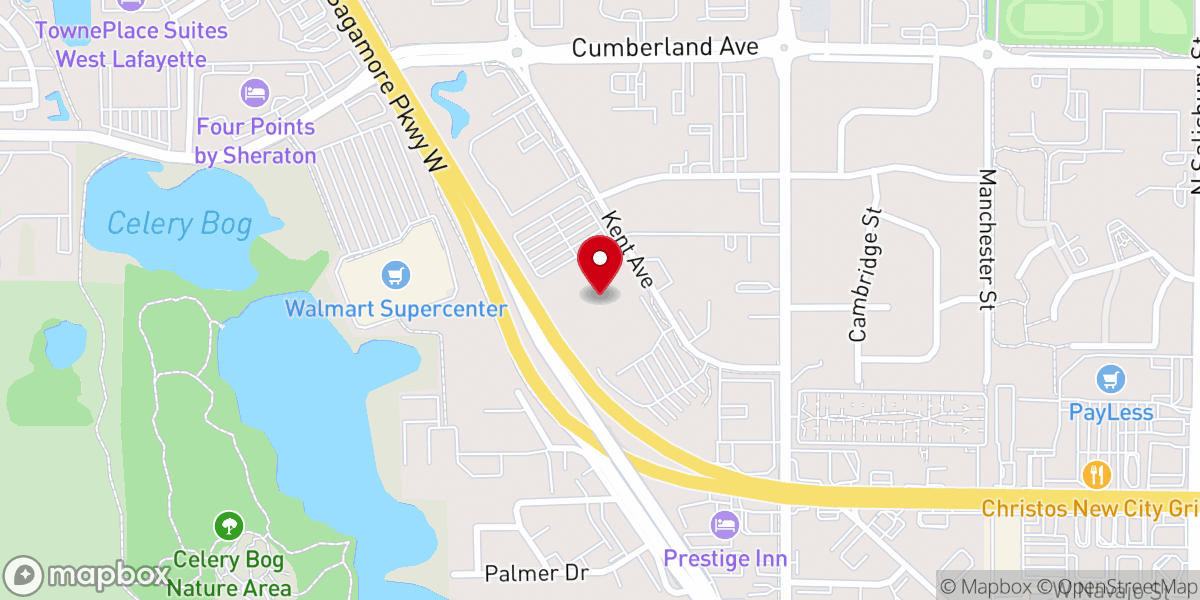 Map showing location of Resurrection Presbyterian Church