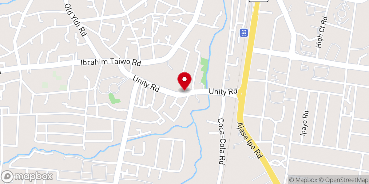 Map showing location of Mountain of Fire and Miracles Ministries