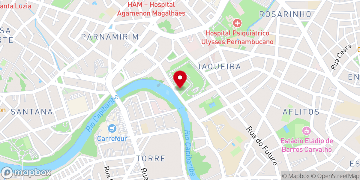 Map showing location of Capela Nossa Senhora da Conceição das Barreiras (Capela da Jaqueira)