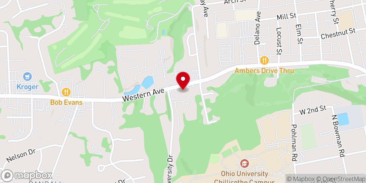 Map showing location of Kingston Church